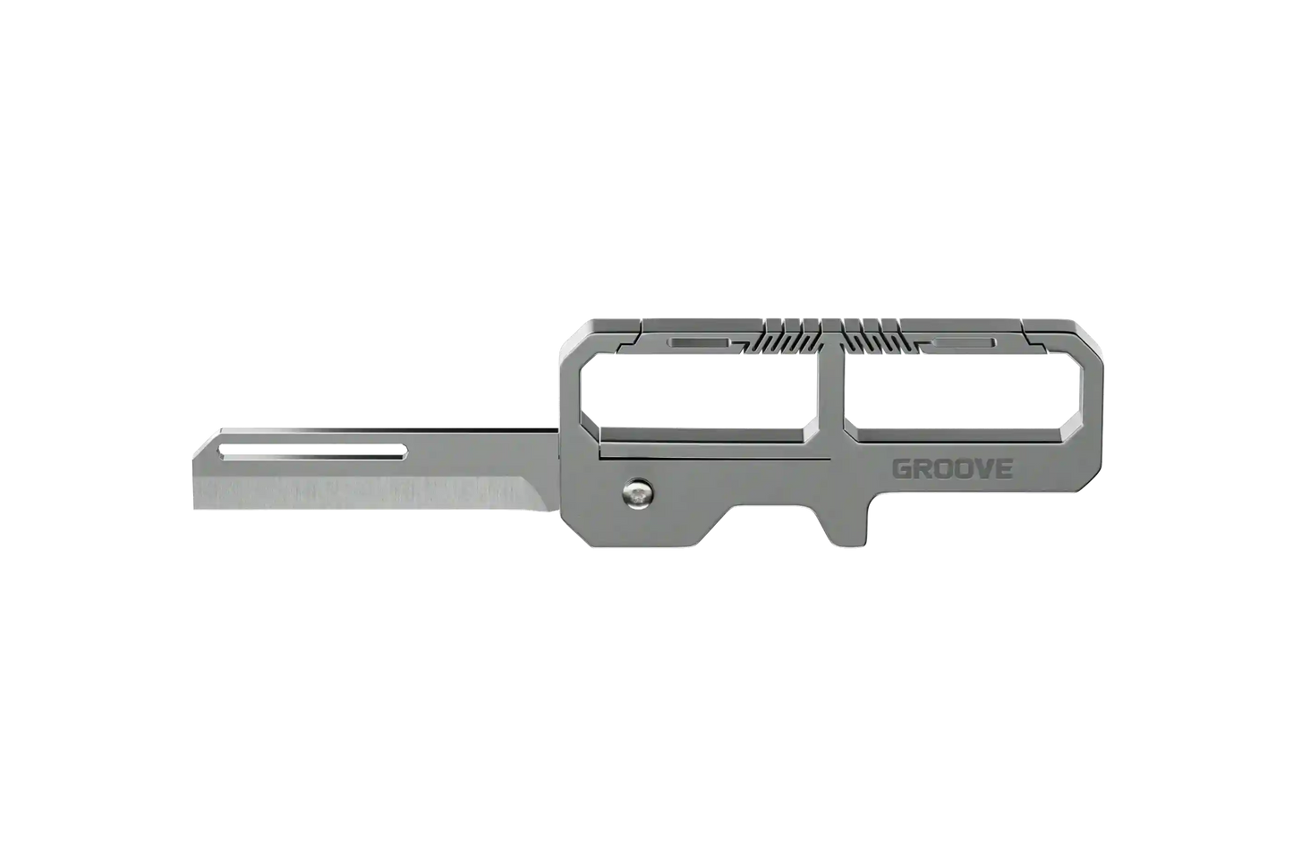 Groove® Carabiner Knife - Silver