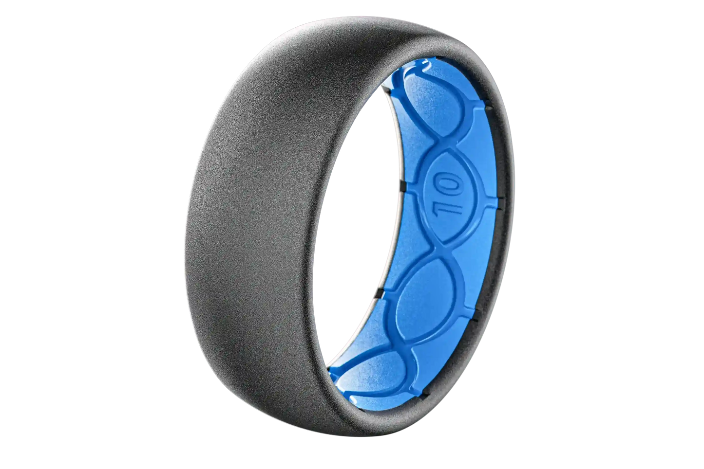 Solid Deep Stone Grey Ring
