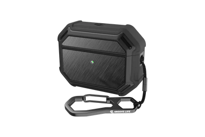 Groove Case Black/Black Aluminum for AirPods Pro