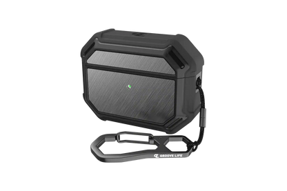 Groove Case Black/Gun Metal Aluminum AirPods Pro