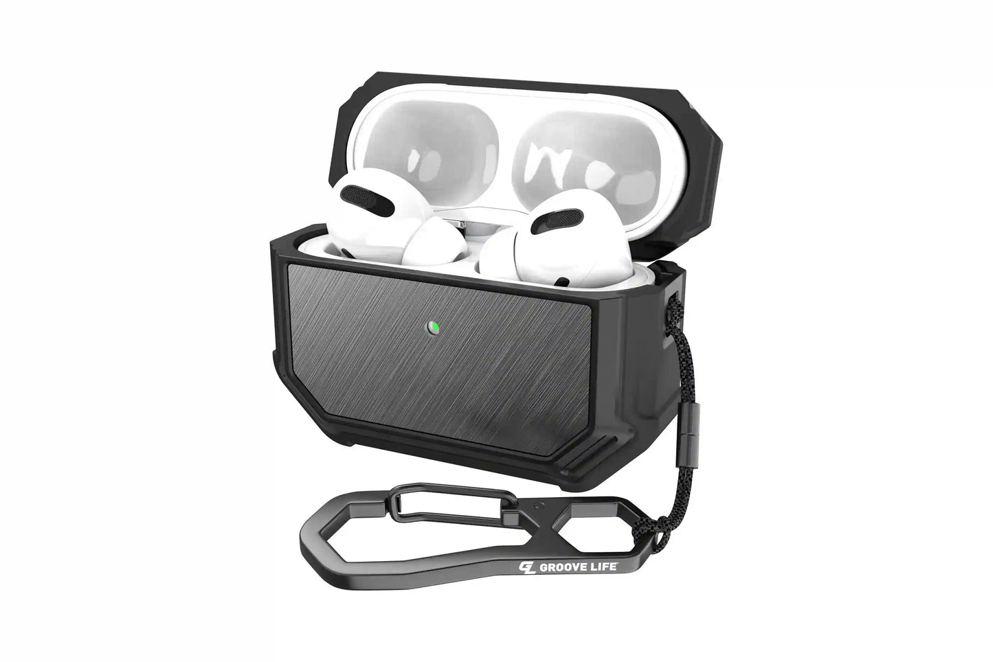 Groove Case Black/Gun Metal Aluminum AirPods Pro