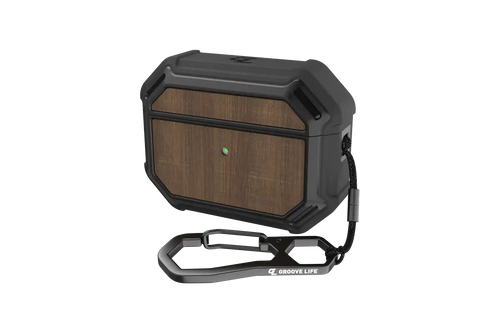Groove Case Black/Walnut for AirPods Pro