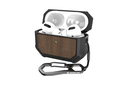 Groove Case Black/Walnut for AirPods Pro