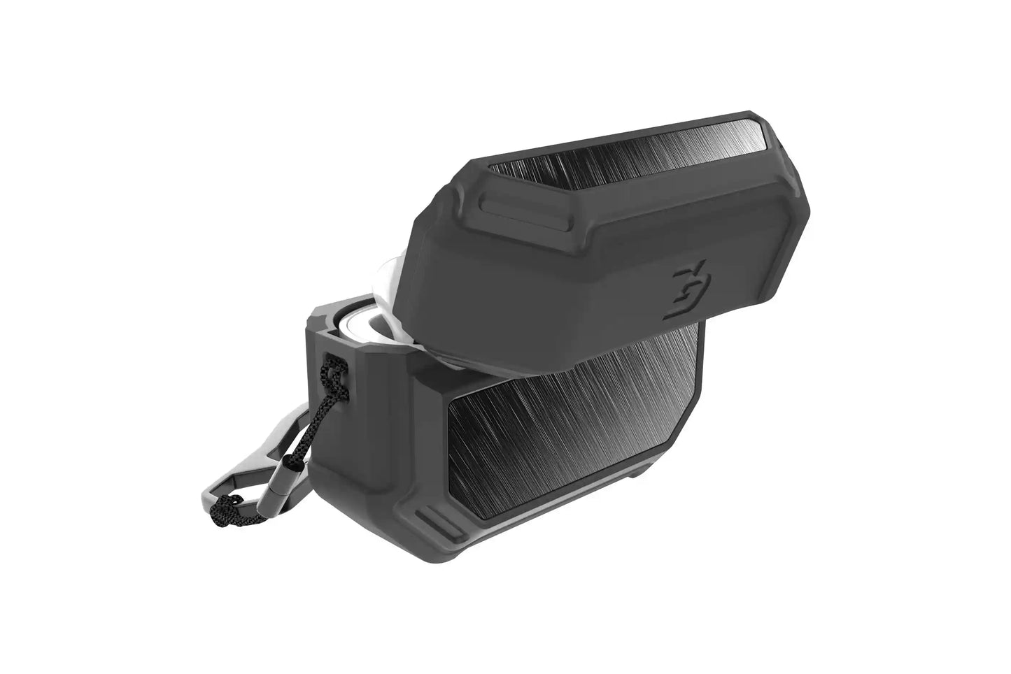 Groove Case Gun Metal/Black Aluminum for AirPods Pro