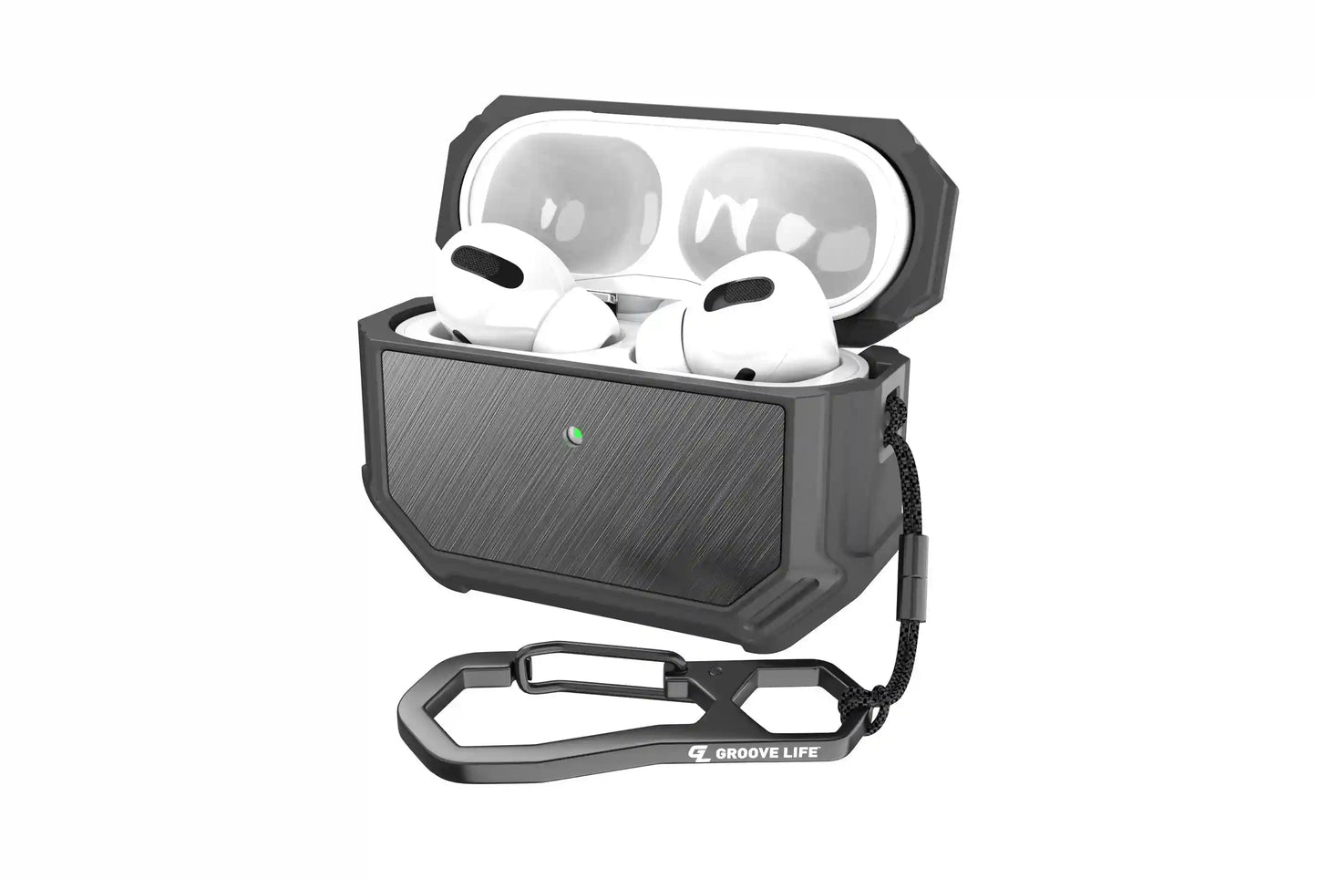 Groove Case Gun Metal/Gun Metal Aluminum for AirPods Pro