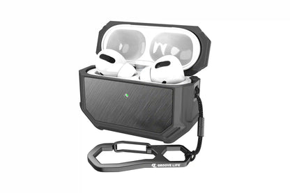 Groove Case Gun Metal/Gun Metal Aluminum for AirPods Pro