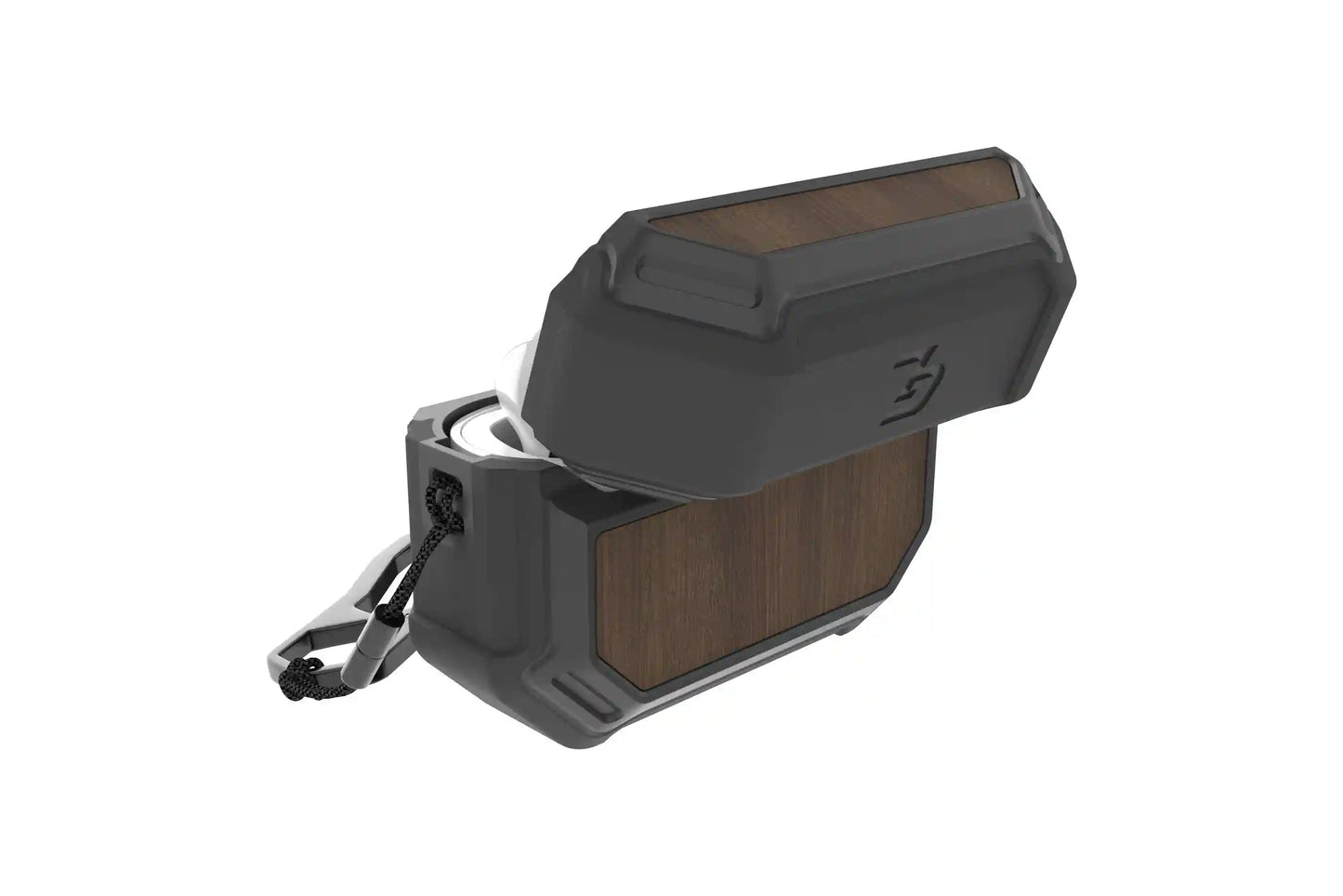 Groove Case Gun Metal/Walnut for AirPods Pro