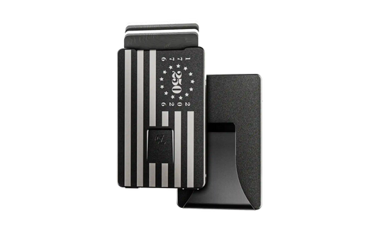 Groove Wallet® - Midnight Black 250th Flag
