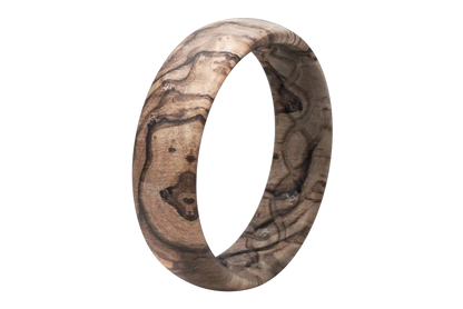 Burled Walnut Thin Ring