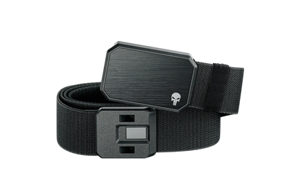 Groove Belt - Punisher Skull Black/Black