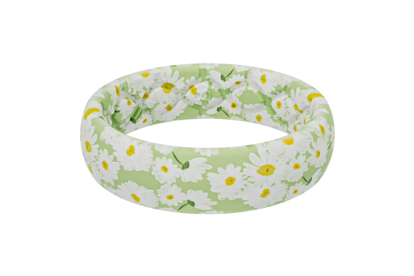 April Daisies Thin Ring
