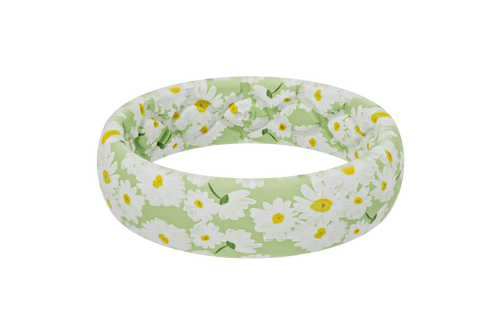 April Daisies Thin Ring