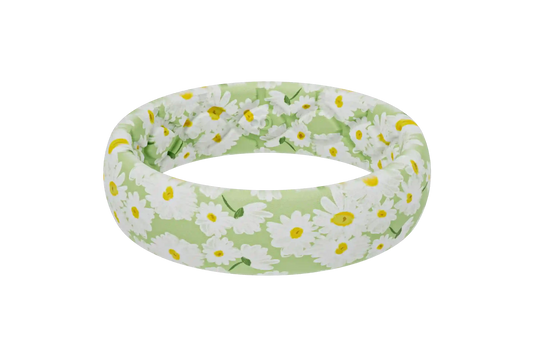 April Daisies Thin Ring
