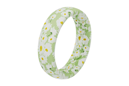 April Daisies Thin Ring