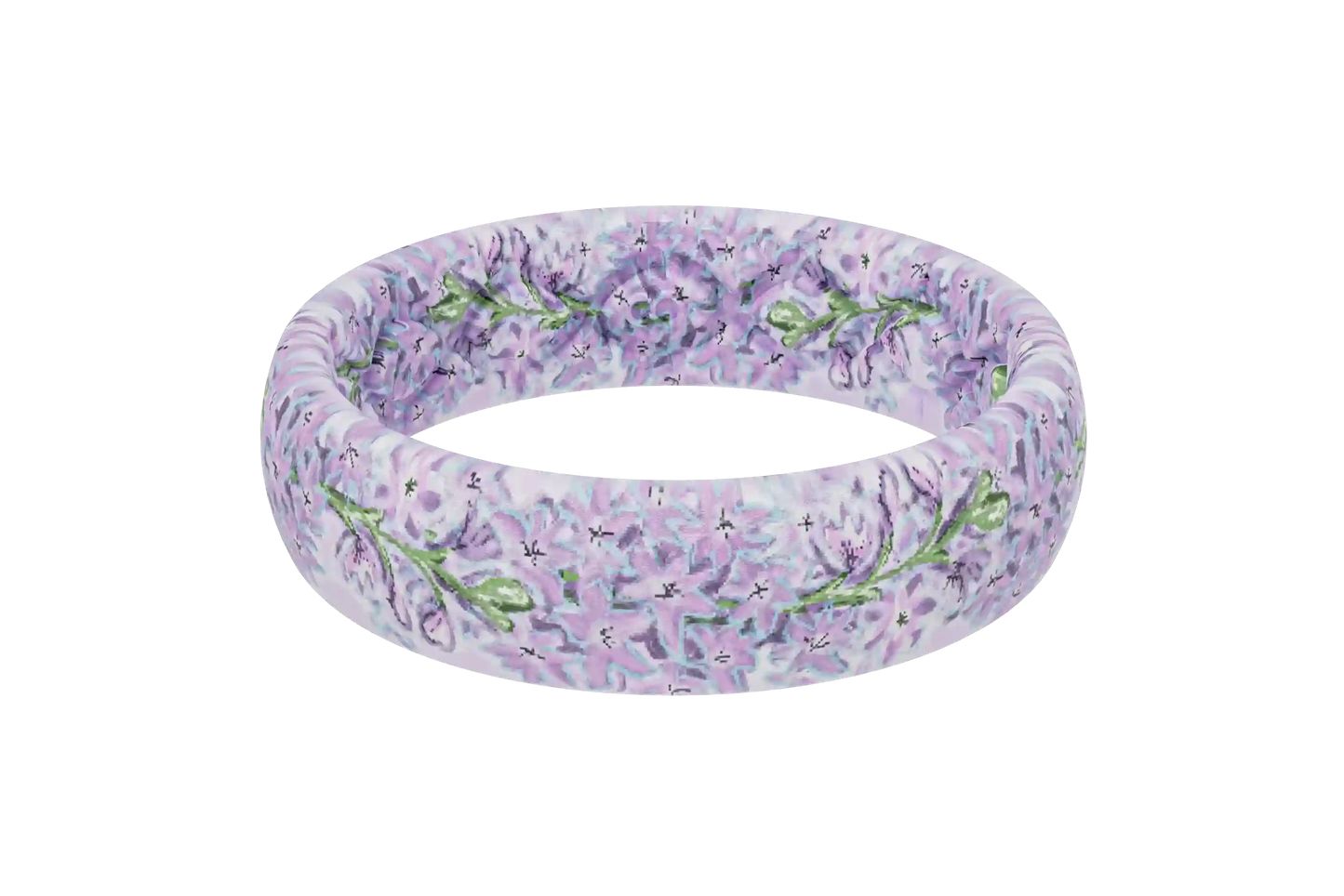 July Delphinium Thin Ring