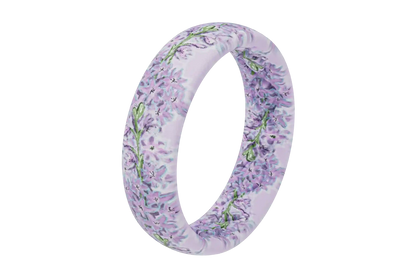 July Delphinium Thin Ring