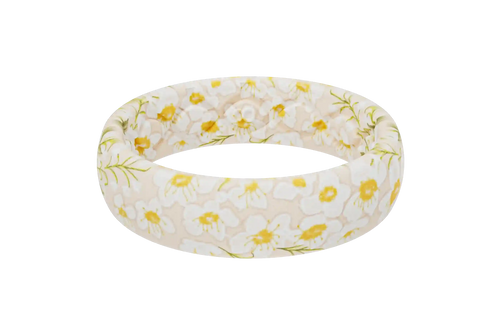 May Hawthorne + Lily of the Valley Thin Ring