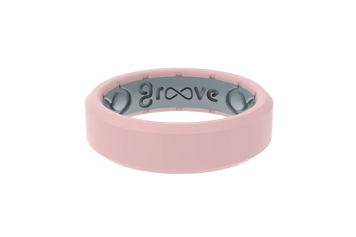 Edge Rose Quartz Thin Ring