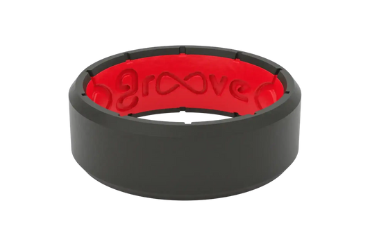 Edge Black & Red Ring