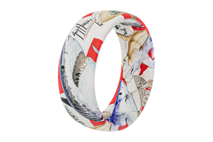 Guy Harvey Shark Collage Ring