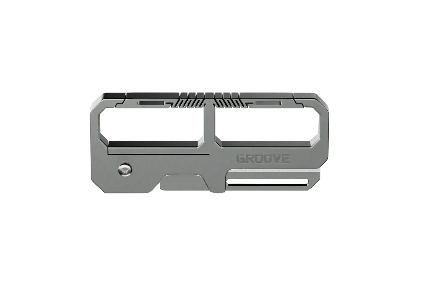 Groove® Carabiner Knife - Silver