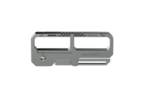 Groove® Carabiner Knife - Silver