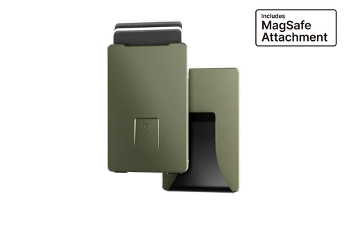 Groove Wallet® with MagSafe Plate - Base Camp Green
