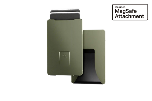 Groove Wallet® with MagSafe Plate - Base Camp Green
