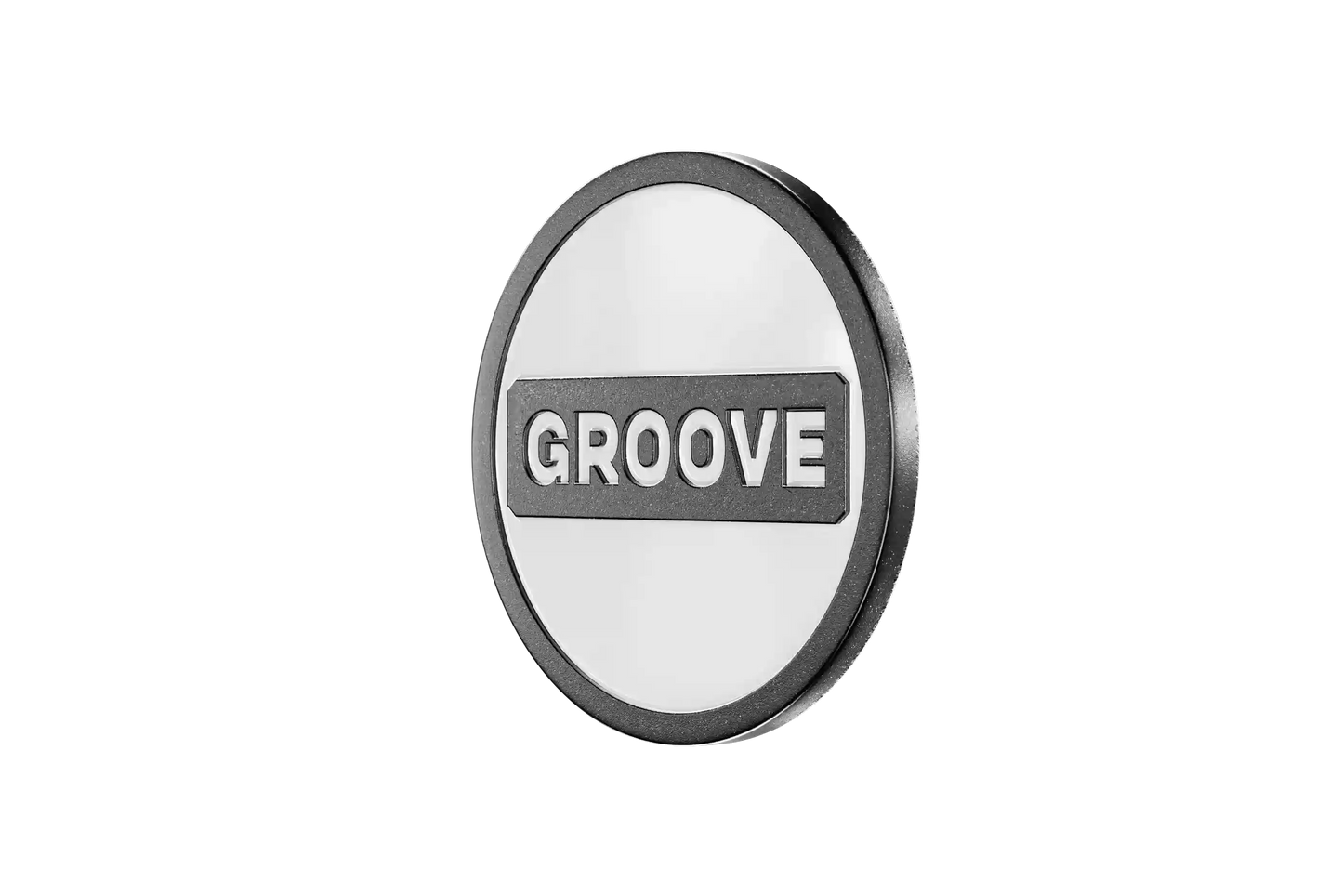 Groove® Golf Ball Marker - White