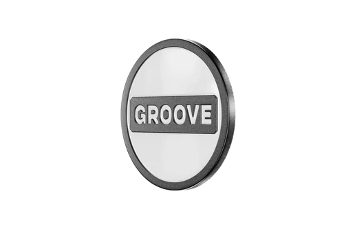 Groove® Golf Ball Marker - White
