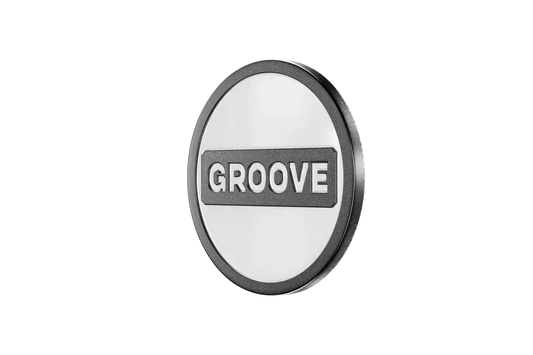 Groove® Golf Ball Marker - White
