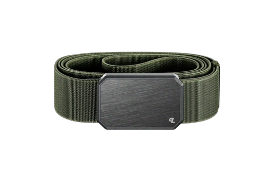 Groove Belt Gun Metal/Base Camp Green