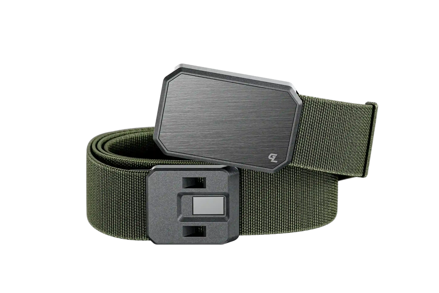 Groove Belt Gun Metal/Base Camp Green
