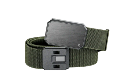 Groove Belt Gun Metal/Base Camp Green