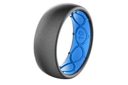 Solid Deep Stone Grey Ring