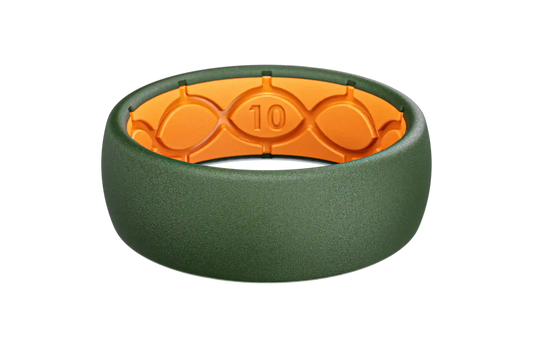 Solid Moss Green Ring