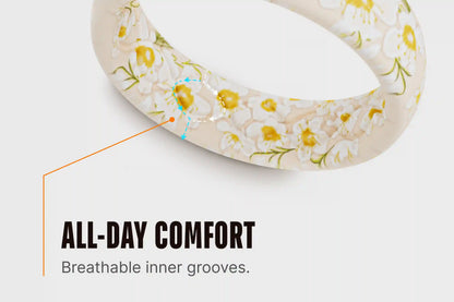 May Hawthorne + Lily of the Valley Thin Ring