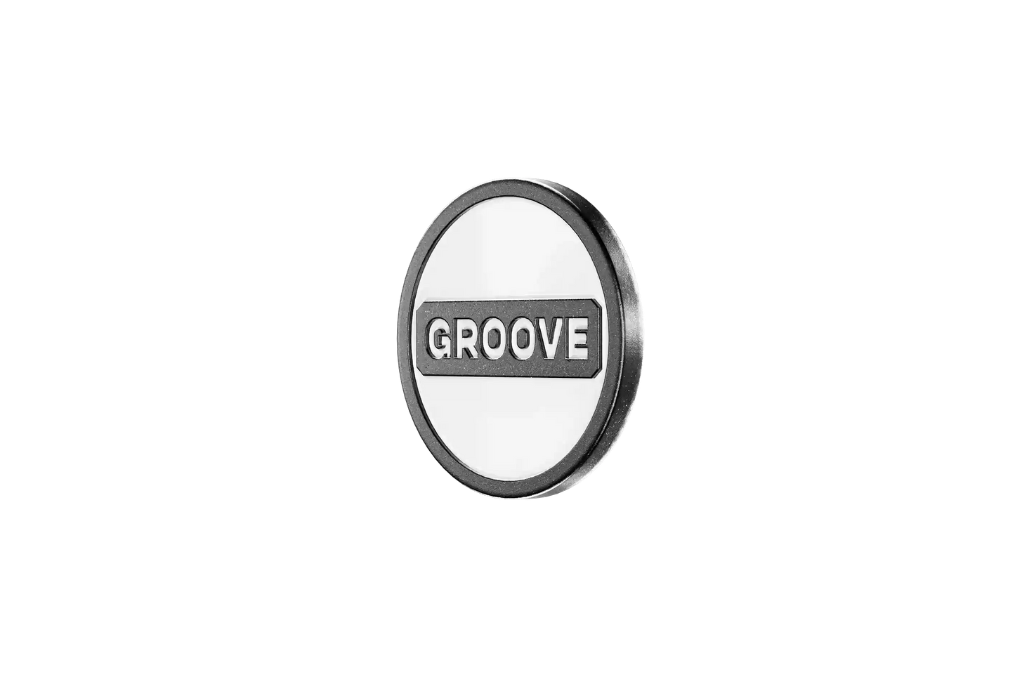 Groove® Golf Ball Marker - White