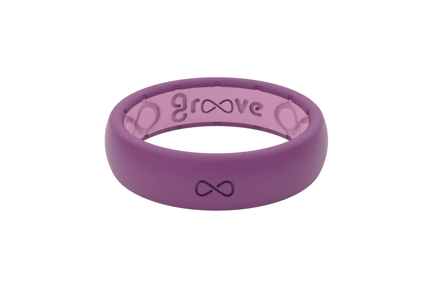 Solid Lilac Thin Ring