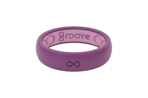 Solid Lilac Thin Ring