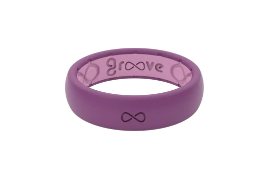 Solid Lilac Thin Ring