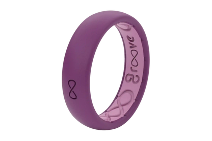 Solid Lilac Thin Ring