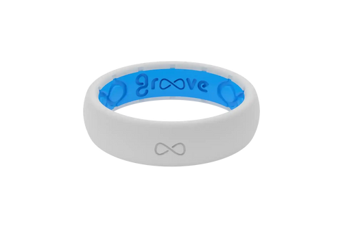 Solid Snow Thin Ring