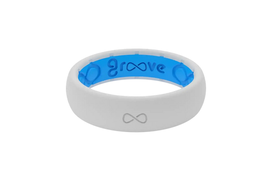 Solid Snow Thin Ring