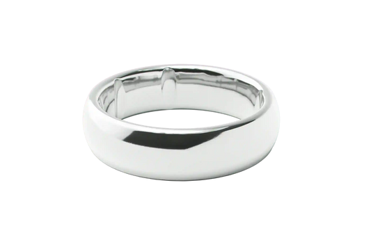 Groove Ring® Tungsten 6mm - Platinum