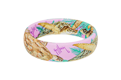 Guy Harvey Turtle Palms Thin Ring