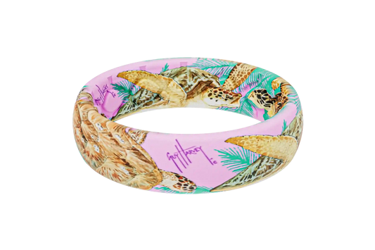 Guy Harvey Turtle Palms Thin Ring