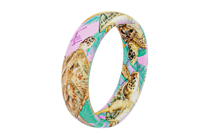 Guy Harvey Turtle Palms Thin Ring