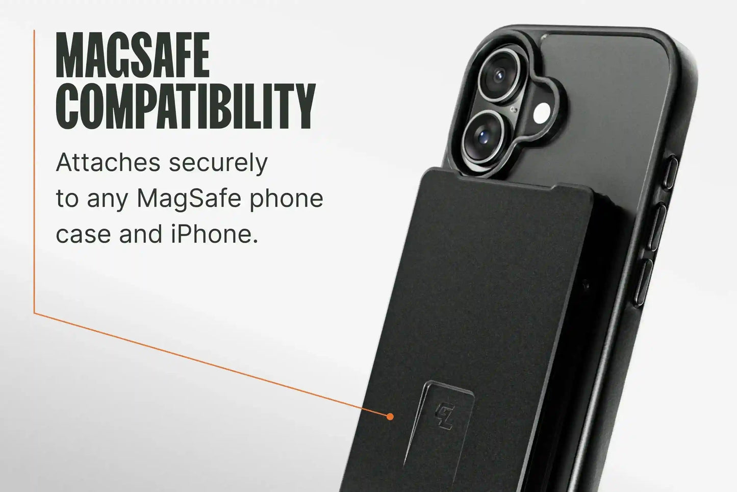 Groove Wallet® with MagSafe Plate - Gun Metal