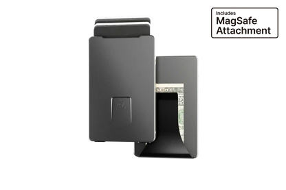 Groove Wallet® with MagSafe Plate - Gun Metal